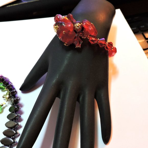 Cha Cha Charm Cluster Bracelets w/magnetic clasp ... CCCCB - Picture 3 of 16